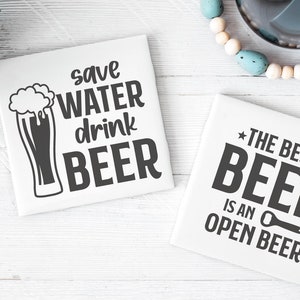 Coaster Svg Bundle, Drink Coaster Svg, Wine Saying Svg, Beer Quote Svg, Coffee Coaster Svg, Floral Monogram Svg, Tea Saying Svg, Wine Svg image 3