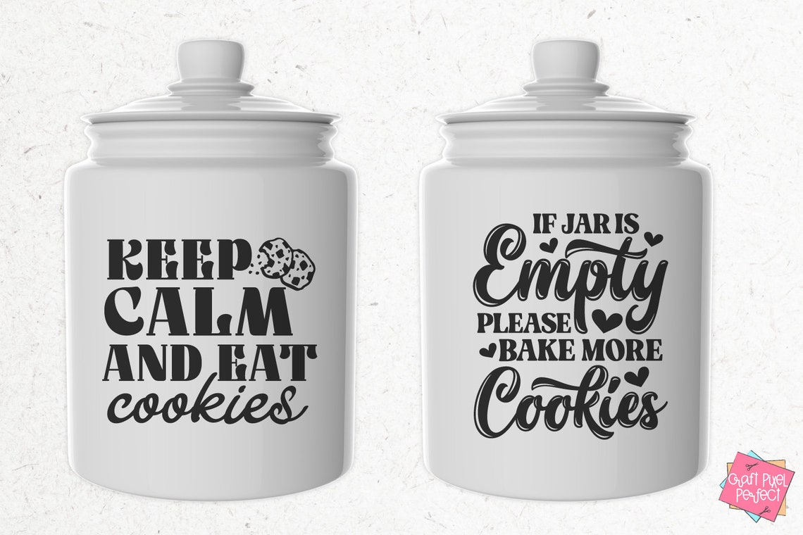 Funny Cookie Jar Sayings Svg Bundle Treat Jar Svg Baking Etsy