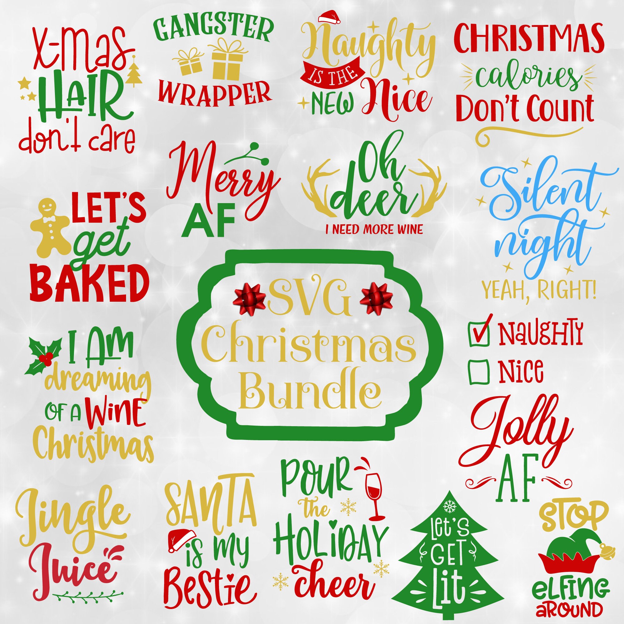 Christmas Svg Bundle Funny Christmas Quotes Svg Christmas - Etsy Christmas Svg Bundle Funny Christmas Quotes Svg Christmas - Etsy