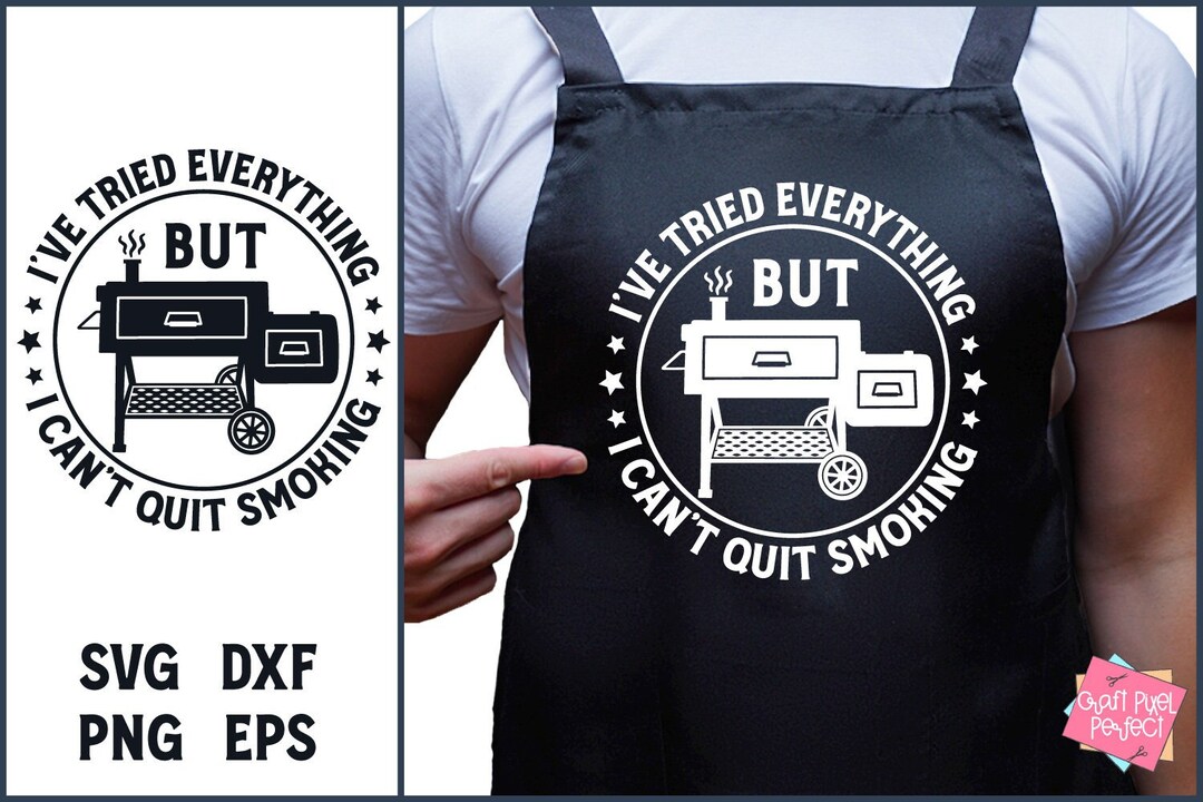Men BBQ Smoker Apron Svg, Apron Sayings Svg, Pellet Smoker Svg, Grill Dad Svg, Meat Smoker Lover