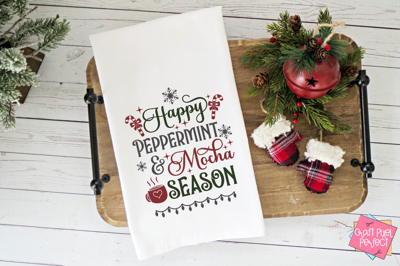 Christmas Kitchen Towels Svg Bundle Apron Baking Quotes SVG Etsy
