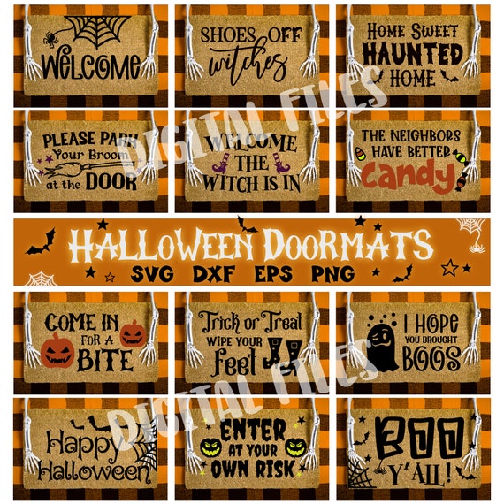 Download Halloween Doormat Svg Bundle