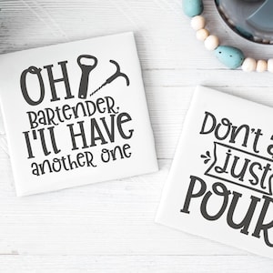 Coaster Svg Bundle, Drink Coaster Svg, Wine Saying Svg, Beer Quote Svg, Coffee Coaster Svg, Floral Monogram Svg, Tea Saying Svg, Wine Svg image 7