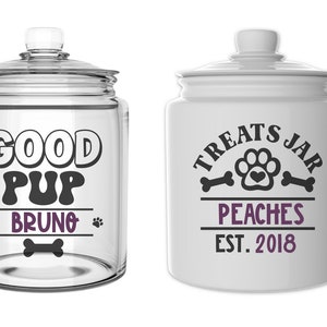 Dog Treats Jar Sayings SVG Bundle, Dog Food Svg, Dog Bone Svg, Paw ...