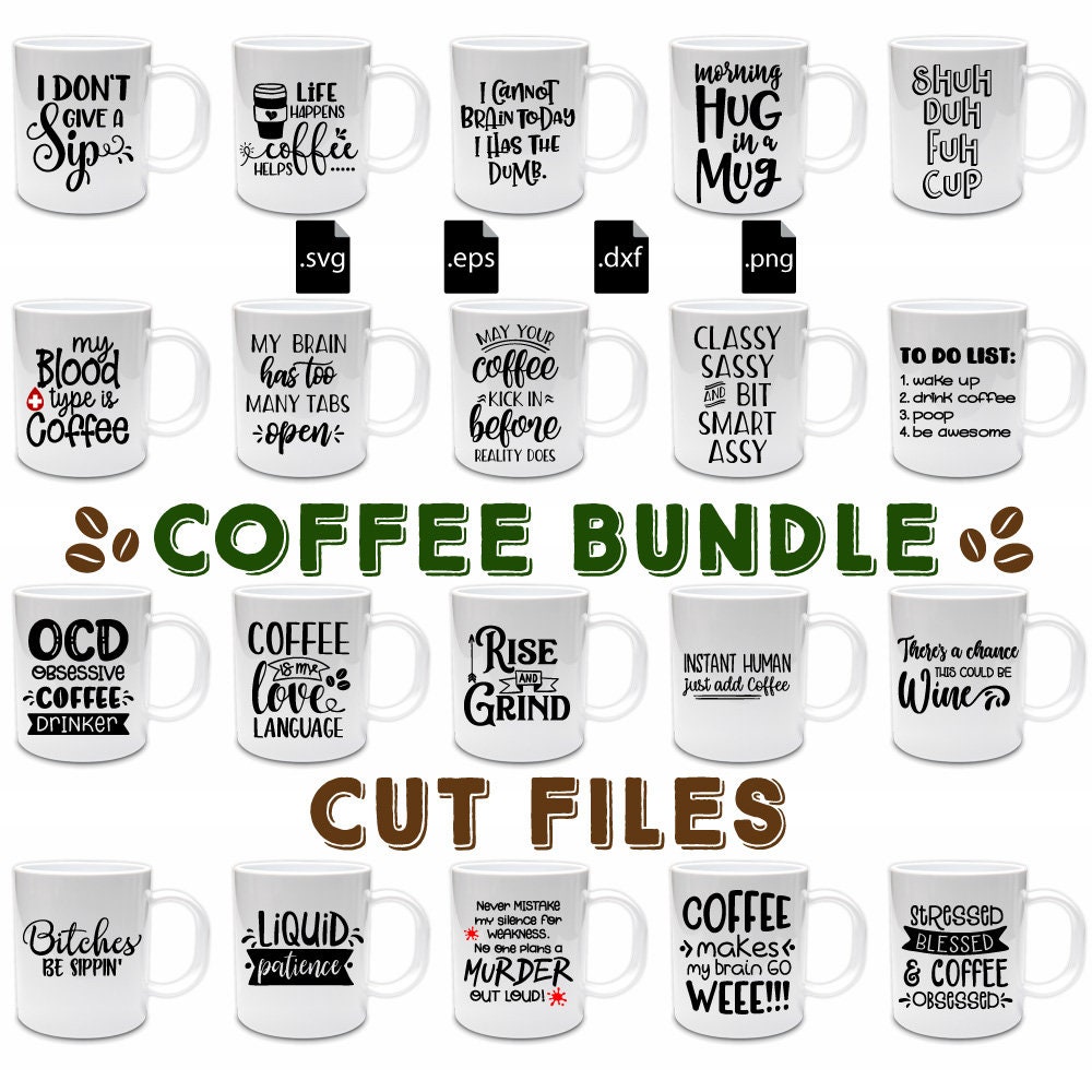 Coffee png Coffee Sublimation Bundle,Coffee Quotes png Bundle Coffee Sayings png Love Iced Coffee png Mug Sayings png Mug Quote png,
