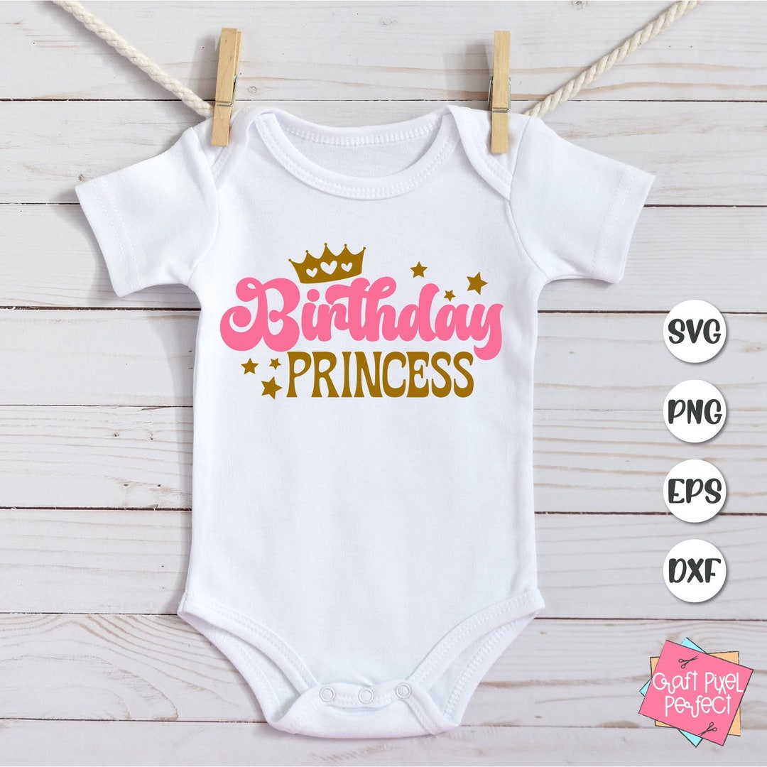 Birthday Princess Svg Birthday Girl Svg Girl First Birthday - Etsy
