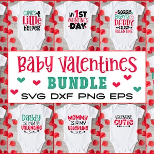 Svg di San Valentino per neonati, il mio primo San Valentino, Cupido Svg, maglietta di San Valentino per bambini Svg, San Valentino divertente Svg, cuore Svg, pacchetto Svg di San Valentino