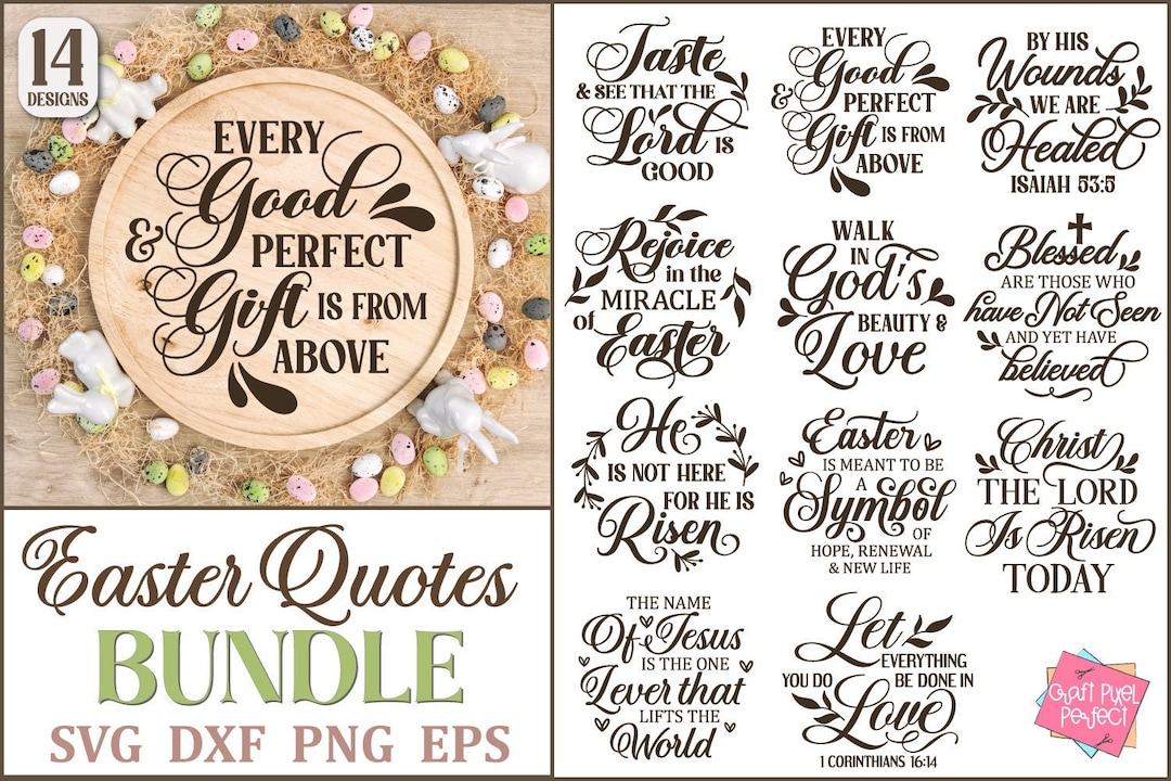 Christian Rood Rounds Easter Quotes SVG Bundle, Wood Rounds Svg, Religious Quote, Door Signs ...