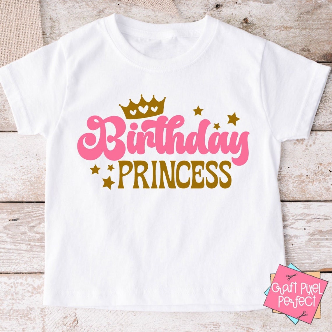Birthday Princess Svg Birthday Girl Svg Girl First Birthday - Etsy