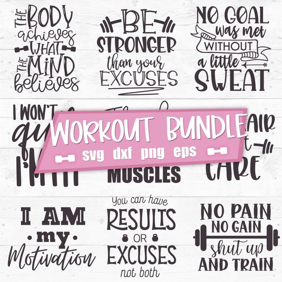 Download Workout Svg Bundle Gym Quotes Svg Fitness Bundle Svg Etsy