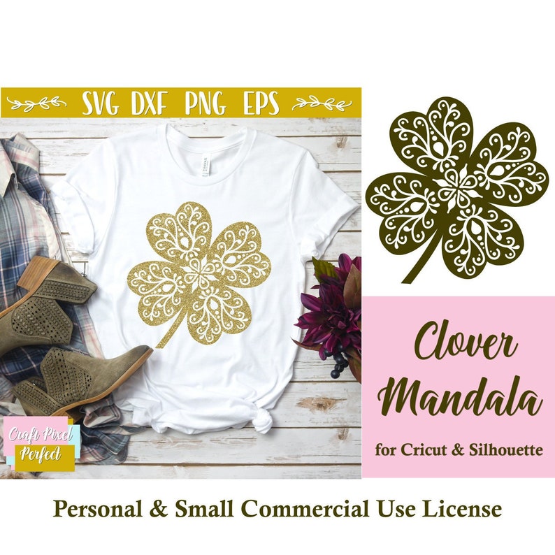 Download Clover Mandala Svg St Patricks Day Svg Clover Svg Mandala ...
