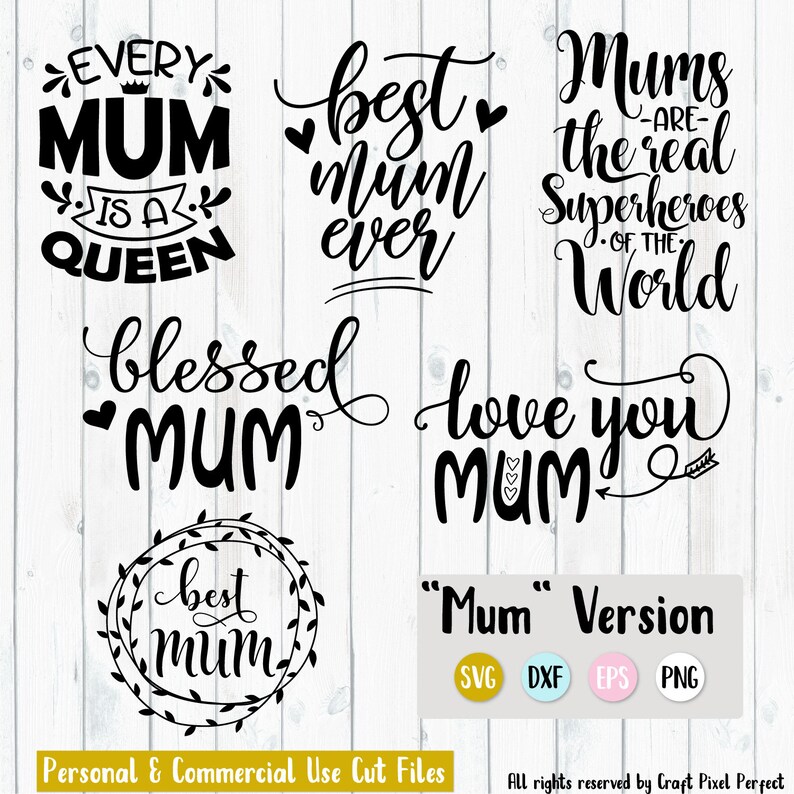 Download Mother's Day Bundle Svg Mom Svg File Mom Svg Bundle Mom | Etsy