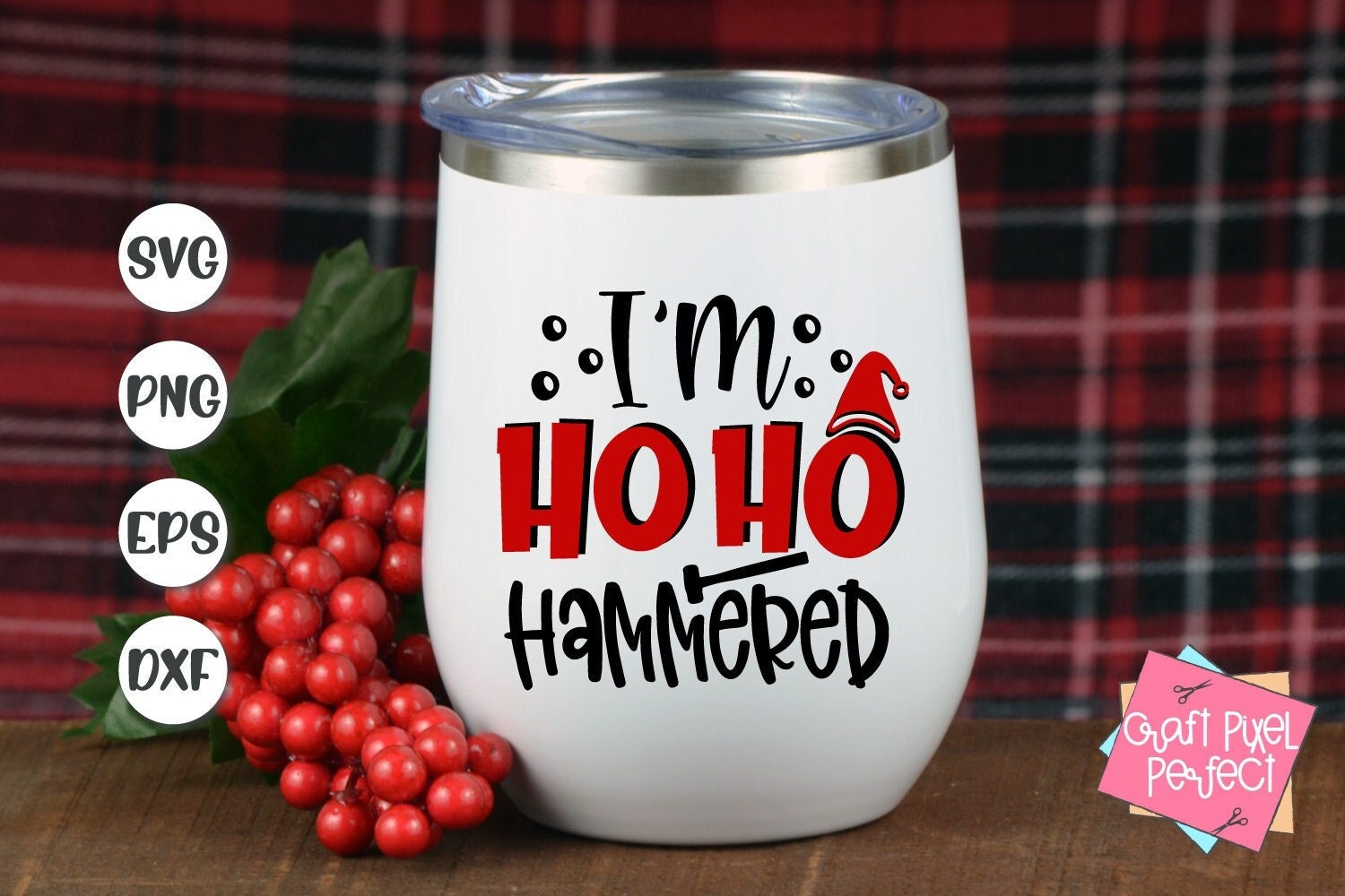 Funny Christmas Svg I'm Ho Ho Hammered 