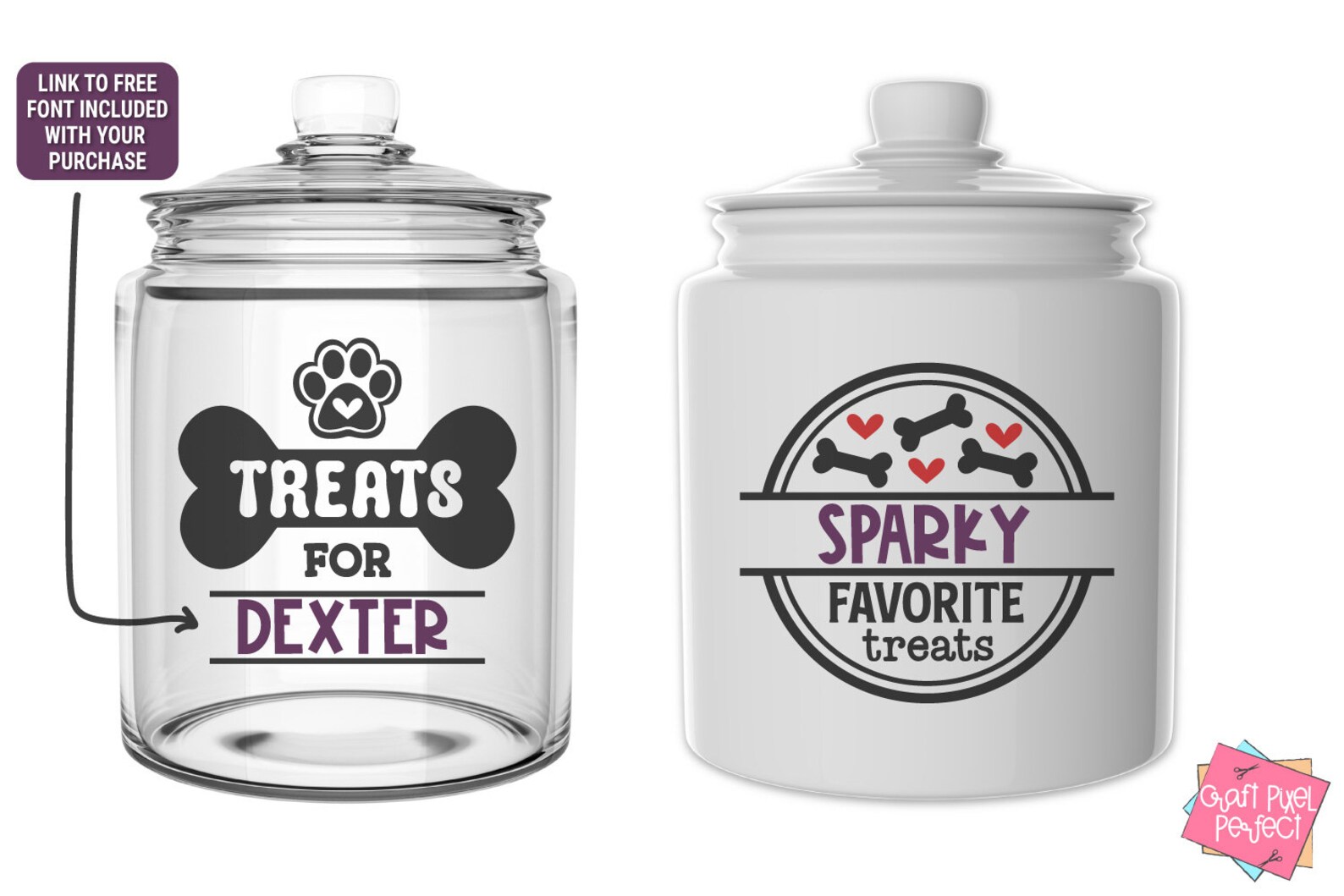 Dog Treats Jar Sayings SVG Bundle Dog Food Svg Dog Bone Svg - Etsy