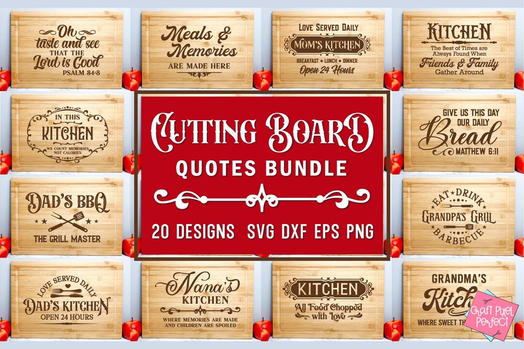 Funny Kitchen Quotes SVG Bundle, 6 Designs, Kitchen Sign SVG, What