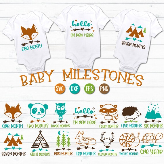 Free Free Baby Milestone Svg 921 SVG PNG EPS DXF File