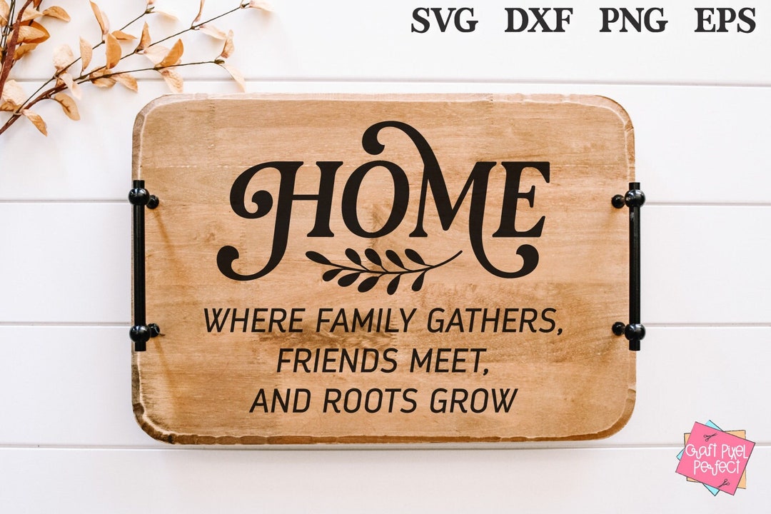 Serving Tray Svg, Noodle Board Svg, Family Quote Svg, Cutting Board