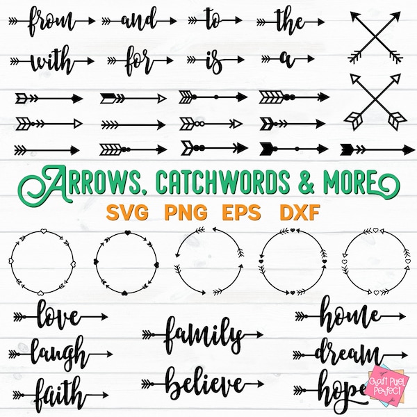 Arrows Svg, Arrows Circle Svg, Arrow Svg Bundle, Svg Bundle, Catchwords Svg Bundle, Arrow Monogram Svg, Elements Svg, Laugh Svg, Home Svg