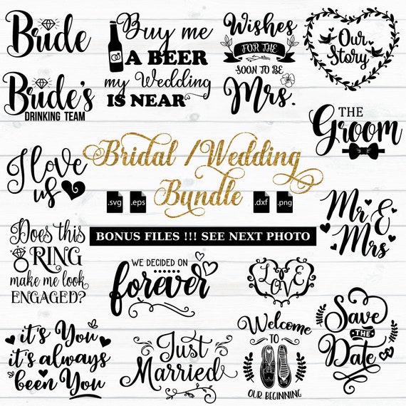 Free Free 190 Wedding Svg Etsy SVG PNG EPS DXF File