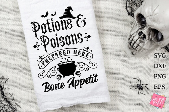 Halloween Kitchen Towel Svg, Witch Saying Svg, Halloween Cutting Board Svg, Halloween Sign Svg, Witchcraft Svg, Cauldron Svg, Witch Hat Svg