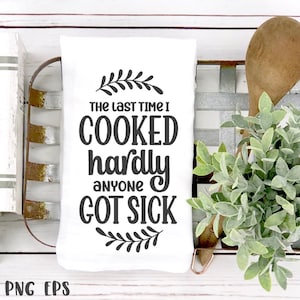 Dish Towel SVG Bundle, Funny Cooking Svg, Food Svg Sayings, Sarcastic Kitchen Svg, Tea Towel Svg, Flour Sack Towels Svg, Kitchen Svg Bundle image 7