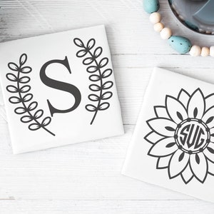 Coaster Svg Bundle, Drink Coaster Svg, Wine Saying Svg, Beer Quote Svg, Coffee Coaster Svg, Floral Monogram Svg, Tea Saying Svg, Wine Svg image 5