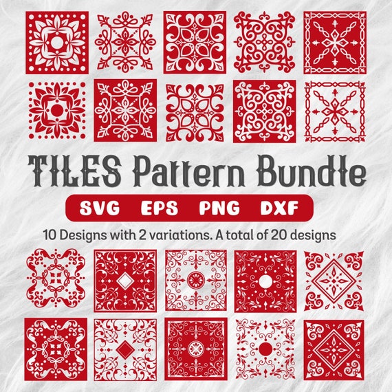Tile Svg Tile Patterns Svg Tile Stencils Svg Moroccan Tile Etsy