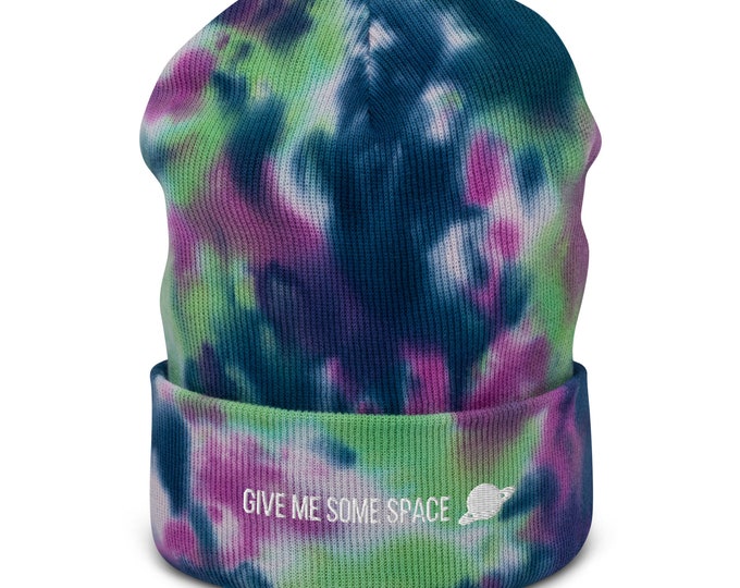 Give Me Some Space Tie-dye beanie