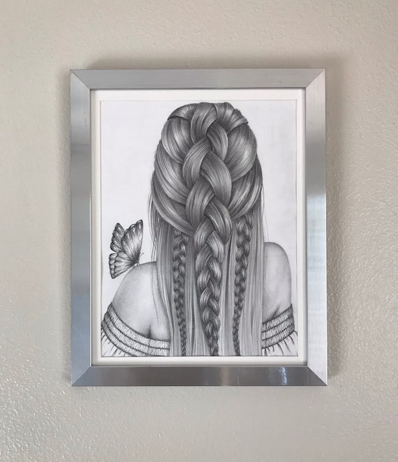 Framed Original Pencil Drawing / Graphite Drawling by Irina - Etsy Framed Original Pencil Drawing / Graphite Drawling by Irina - Etsy