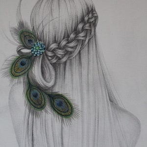 Framed Original Pencil Drawing / Graphite Drawling by Irina Wingerter  - Size: 11” x 14” (27.94 cm x 35.56 cm)