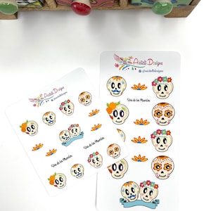 Calaveritas de azúcar single Pages planner sticker