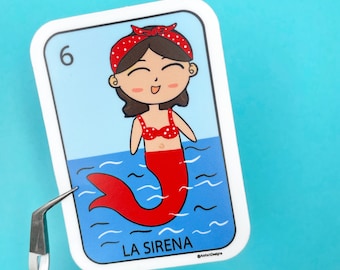 La sirena vinyl sticker