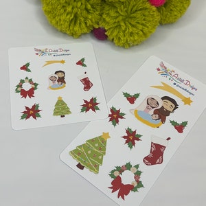 Linda Navidad single Pages planner sticker