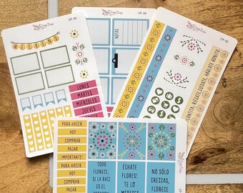 Capulineado  kit planners stickers