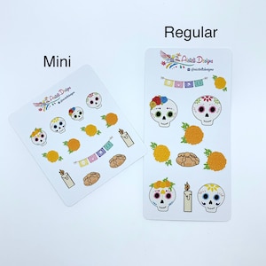 Calaveritas single Pages planner sticker