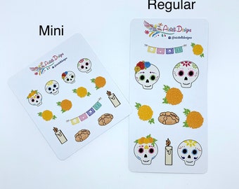 Calaveritas single Pages planner sticker