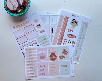 Relaja- te  kit planners stickers