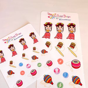 Juguetes   single Pages planner sticker
