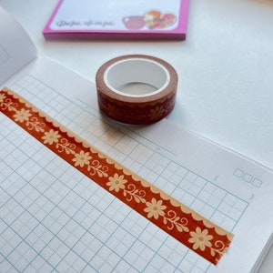 Cinta washi Barro Natural