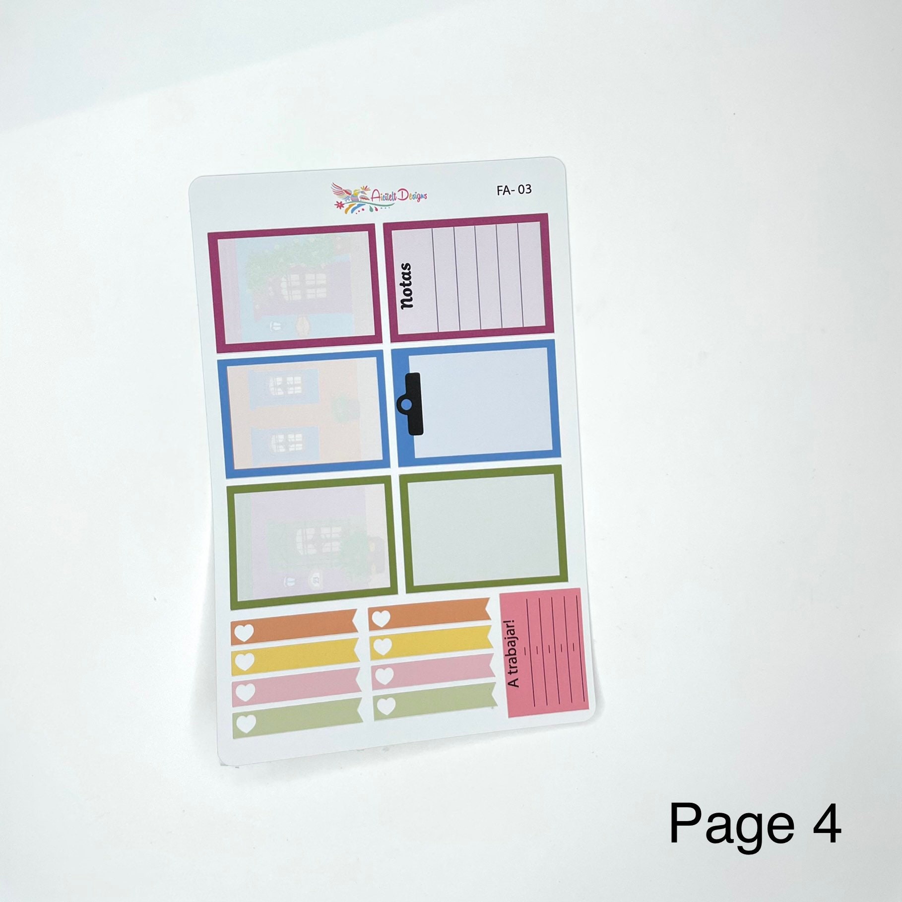 NUEVO DISEÑO Fachadas kit planificadores pegatinas | Etsy