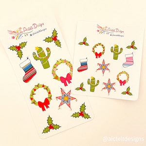Navidad single Pages planner sticker
