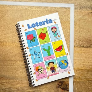 Lotería  spiral  notebook