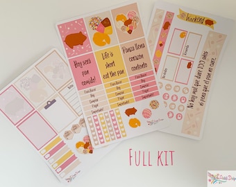 Pan Dulce planner kit /stickers