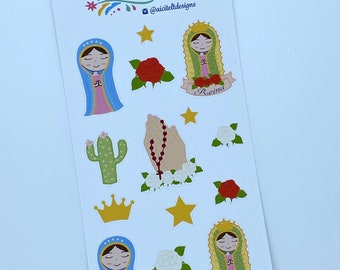 Virgencita single Pages planner sticker