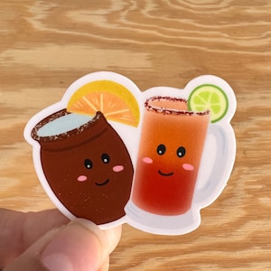 Miches y Cantaritos  vinyl die cut  sticker