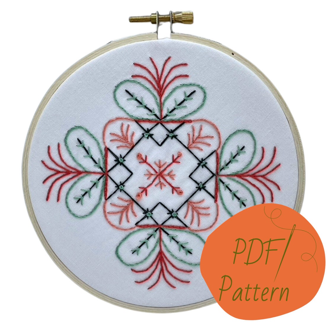365 Days of Stitches Blank Embroidery Pattern DIGITAL DOWNLOAD 