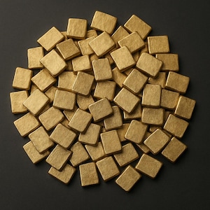 2300g Gold Bar Recovery Material for DIY Projects, Jewelry Crafting, Collecting & Refining Ideal for Artists, Collectors , Gift