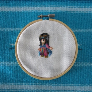 Aangepaste Fire Emblem-kaart Sprite-kruissteek met borduurring