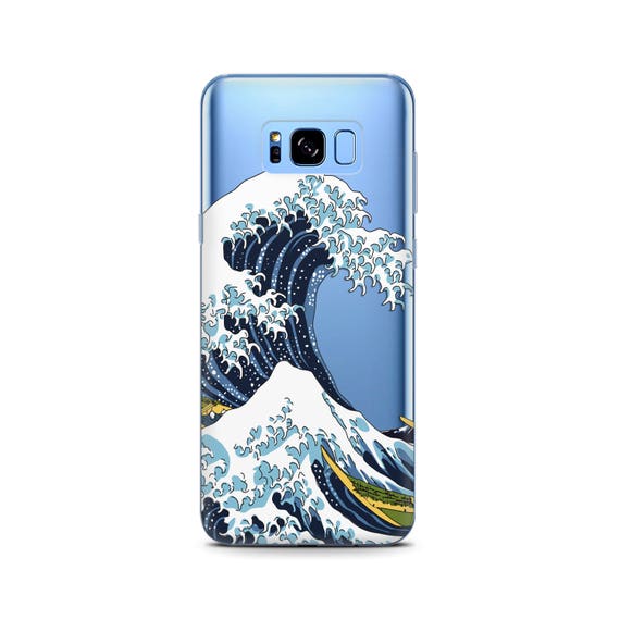 Great Wave Phone Case Samsung S8 Katsushika Hokusai Samsung Etsy