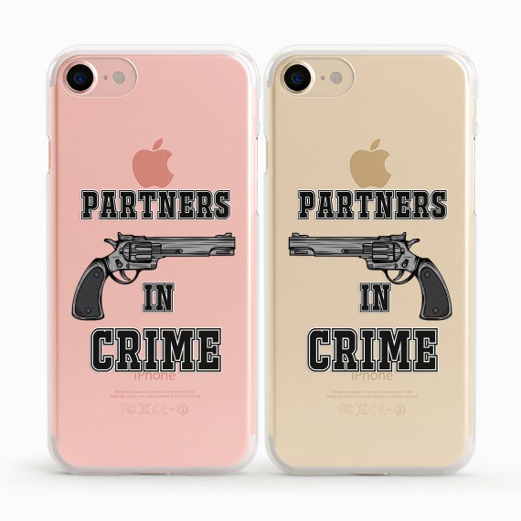 Partners In Crime Couple Phone Case Tpu Iphone 7 8 Cover Best Etsy Partners In Crime Couple Phone Case Tpu Iphone 7 8 Cover Best Etsy